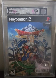 VGA U85 Dragon Quest VIII 8 Sony PlayStation 2 PS2 (2005) Big Box WATA CGC - Picture 1 of 2