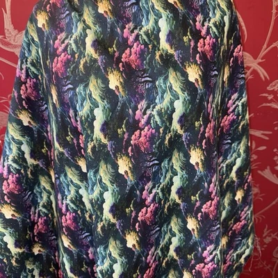 Enchanted Forest 10 Trees Magic Printed 100% Cotton Fabric sold by metre - Image 1 of 4