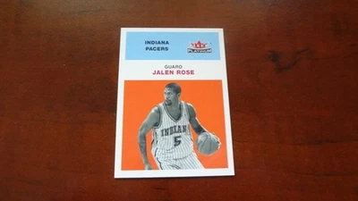 Tarjeta de baloncesto 2001-02 Fleer Tradition # 76 Jalen Rose Foto 1 de 2