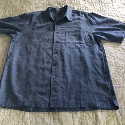 Royal Robbin’s Mens Shirt Size Medium Button Up Short Sleeve Blue - Image 1 of 4