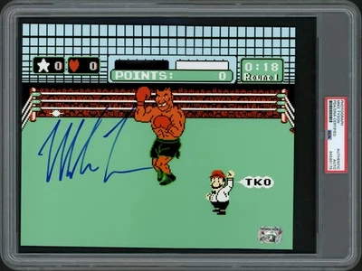 ¡OFERTA! Foto firmada autografiada por Mike Tyson 8x10 perforada encapsulada PSA/DNA Foto 1 de 2