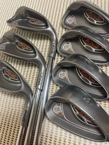 PING Right Handed Iron Set G10 6-9,W,U,S Steel Shaft Flex SR - Picture 1 of 8