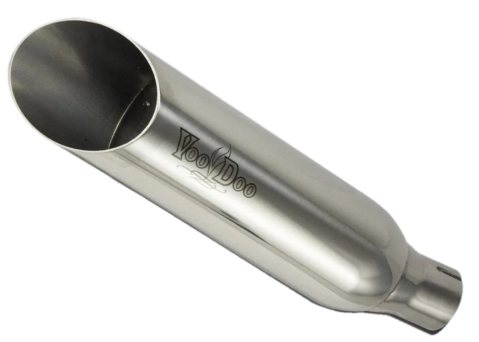 Voodoo Polished Shorty Slip-On Muffler VECBR250L1P for Honda CBR250R 2011-2014 - Image 1 of 2