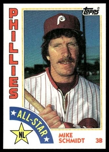 1984 Topps #388 Mike Schmidt - Foto 1 di 2
