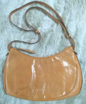 Y2K KENNETH COLE NY терракота гладкая кожа Hobo наплечная сумка сумочка  - Изображение 1 из 4