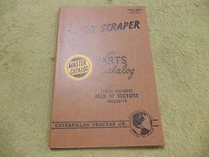 Libro de piezas de servicio manual para tractor Caterpillar DW20 11C1-11C10 CAT - Imagen 1 de 3