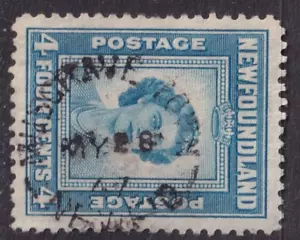 NFLD Postmark "MUSGRAVETOWN" MY 28 47 Split Ring on #269 - Picture 1 of 1