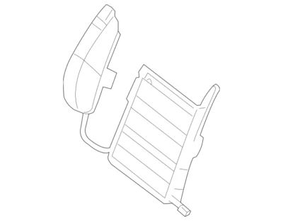 Soporte lumbar delantero izquierdo o derecho MB E63 AMG E53 AMG E450 E350 21-22 2138005200 Foto 1 de 3