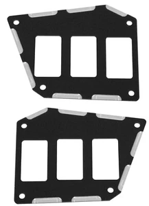 MODQUAD Racing Powersports Electrical Switch Plates RZR-SP-D-BLK - Picture 1 of 1