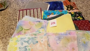 LARGE LOT OF COTTON CHARM SQUARES 5"  ASSORTED COLORS & DESIGNS LOT#276 - Picture 1 of 8