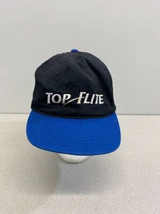 Vintage Top Flite Golf Sports Fitted Baseball Cap Size XL Blue Black USA Made  - Picture 1 of 6