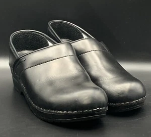 Dansko Clogs schwarz Leder Pflege Arbeitsschuhe Damengröße 37 US-Größe 6,5-7 - Bild 1 von 14