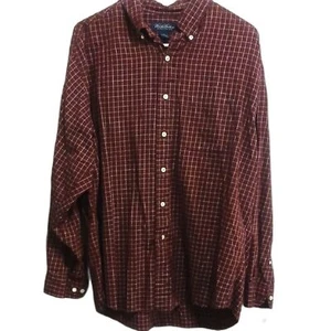 Brooks Brothers Shirt Large Classic Plaid Men's Cotton Casual Button Down Top - Picture 1 of 11