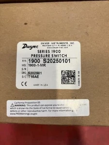 1900-1-MR Dwyer pressure switch - Picture 1 of 2