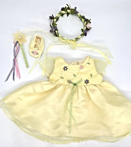 American Girl Spring Garden Fairy Set Kleid Haarteil Zauberstab 1 von 2 Schuhe RAR Rarität - Bild 1 von 4