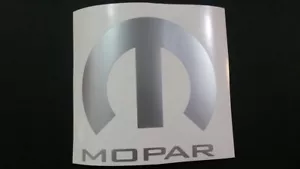 Pegatina/calcomanía de vinilo Mopar trajes Chrysler, Dodge, Valiant, cargador etc metálico - Imagen 1 de 5
