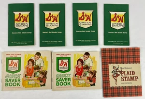 Lotto libri francobolli vintage S&H verdi con libro francobolli a quadri MacDonald - Foto 1 di 2