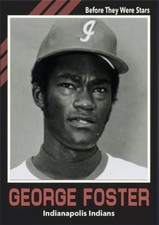 Custom Novelty Card George Foster Indianapolis Indians Before They Were Stars 