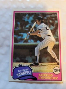 1981 TOPPS AURELIO RODRIGUEZ #34 EX/NM - Picture 1 of 1
