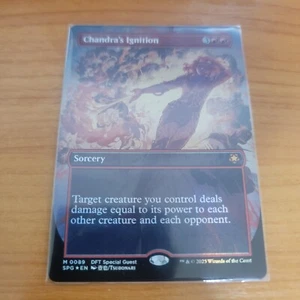 MTG Chandra's Ignition 89 Aetherdrift Mythic Foil Borderless Magic Card - Picture 1 of 1