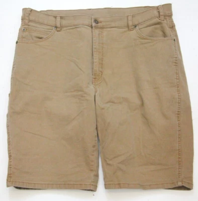 Pantalones Cortos de Vestir Dickies Marrón Para Hombre Algodón Sólido Frente Plano 40" X 11" Para Hombre PP10 Foto 1 de 4