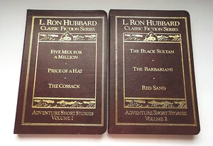Classis Fiction Series,Adventure Short Stories Vol 1 & 2, 1992 , L Ron Hubbard - Picture 1 of 6