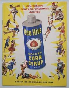1960's Beehive Corn Syrup Scribbler - NHL Unmarked Pages - Picture 1 of 3