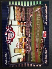 New York Mets St. Louis Cardinals 2007 Topps Opening Day Team vs Team OD2