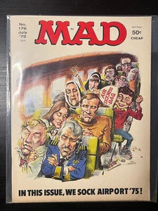 Mad Magazine #176 julio 1975 aeropuerto 75 parodia - Imagen 1 de 2