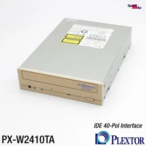PLEXTOR PX-W2410TA Graveur CD-RW Lecteur IDE 40-PIN 24/10/40A Défectueux - Photo 1/3