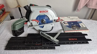 Bosch Circular Saw PKS 66 AF Guide Rail With Accessories 1600 Watt 190mm - Image 1 of 4