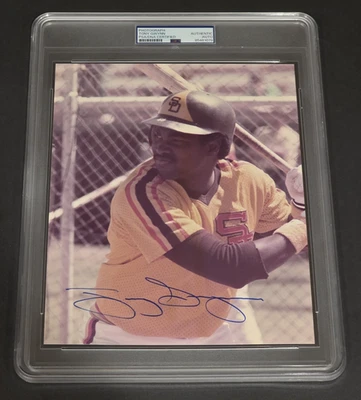 TONY GWYNN Signed ROOKIE ERA 8x10 Photo-HALL OF FAME-SAN DIEGO PADRES-PSA - Image 1 of 4