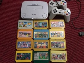 Famiclone  Lot of  12 cartridges + console Somari 60pin dendy Famicom Pegasus