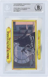 Tarjeta BAS Topps #127 1980 firmada por David Prowse Star Wars - Colección Steve Grad - Imagen 1 de 1