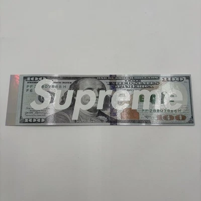 Supreme Hundred Dollar Bill Sticker FW25 RARE IN HAND - Image 1 of 2