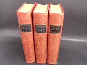 Der Briefwechsel zwischen Goethe und Zelter in 3 (von 4 vorgesehenen) Bänden (Bd - Bild 1 von 6