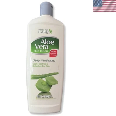 便携式芦荟乳液 18 液量盎司-轻质保湿适合所有肤质 — 第 1/4 张图片