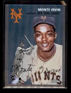 2023 Topps Chrome Platinum Anniversary #435 Monte Irvin New York Giants - Picture 1 of 2