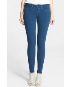 Vince Womens Teal Riley Skinny Jeans Size 26 (436) - Picture 1 of 4