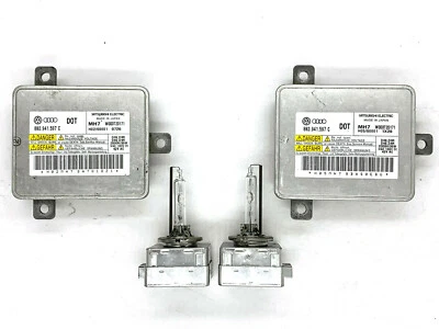 2x Módulo de lastre de faros HID de xenón OEM para Audi VW y bombilla D3S 8K0.941.597C Foto 1 de 4