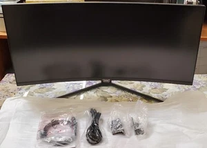Nixeus EDG 34” Ultrawide 3440 x 1440 AMD Radeon FreeSync Certified 144Hz 1500R - Picture 1 of 8