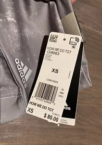 Unique Adidas How We Do Running Tight XS New w/tags Msrp $80 Gray - Picture 1 of 4