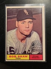 2010 Topps Heritage 50th Anniversary 1961 BOB SHAW buyback, White Sox