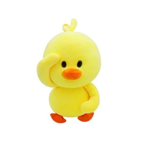 Soft Fluffy Stuffed Plush - New - Yellow Duck - Picture 1 of 2