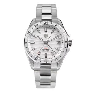 San Martin SN0129-G GMT Men's Watch 39mm Desert Texture NH34 Automatic 100M - Picture 1 of 17