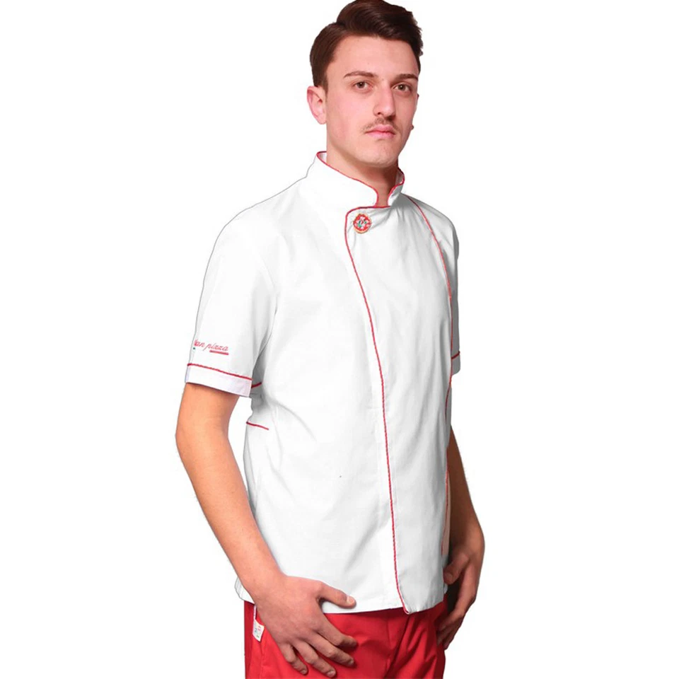 Giacca casacca pizzaiolo ristorante pizzeria chef pizza cucina forno pizzetteria - Immagine 1 di 1