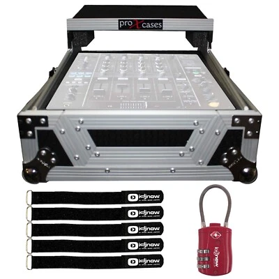 ProX XS-M12LT Large Format 12" DJ Mixer Case with Red TSA Lock - Image 1 of 4
