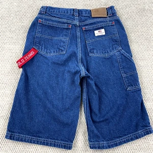 Vintage Polo Ralph Lauren Shorts Boys 14 Carpenter Jorts Baggy Skate Y2K 2000s - Picture 1 of 15