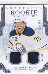 ALEXANDER NYLANDER 2017-18 17-18 UPPER DECK ARTIFACTS DUAL JERSEY RC #139/499 - Picture 1 of 1