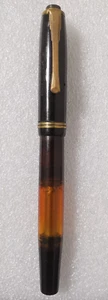 Montblanc 234 G  Füller 585 Gold Feder Vintage Schwarz Berggravur - Picture 1 of 24